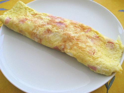 Omelette Jambon Fromage