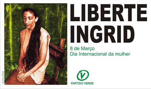 Campanha liberte Ingrid