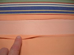 peach shirt and skirt