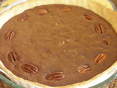 tarte au chocolat aux noix de pécan