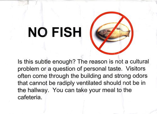 NO FISH. Is this subtle enough?
