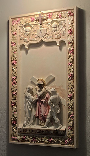 Saint Elizabeth, Mother of John the Baptist Roman Catholic Church in Saint Louis, Missouri, USA - station of the cross