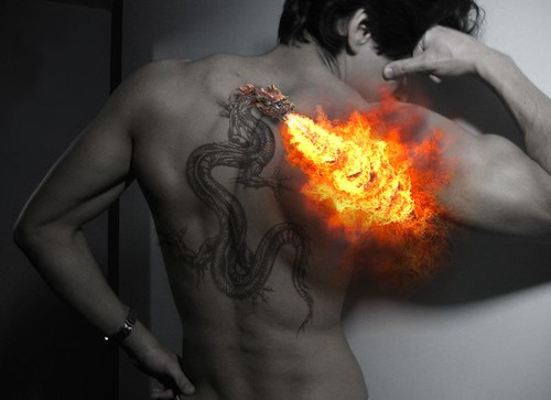 fire dragon tattoo. dragon fire. dragon tattoo