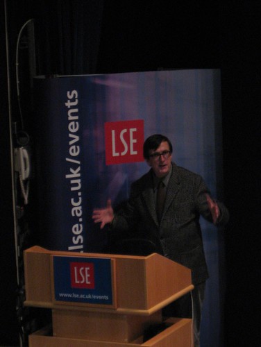 Bruno Latour speaking at the LSE