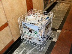 Recycling Bin - Full of Metro