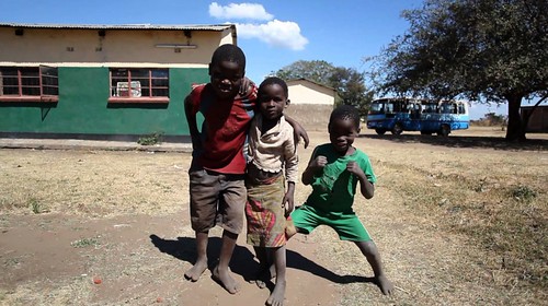 Kids in Mfuwe Zambia