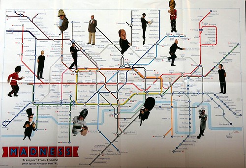 Photo of Madness Tube Map - click to see full size