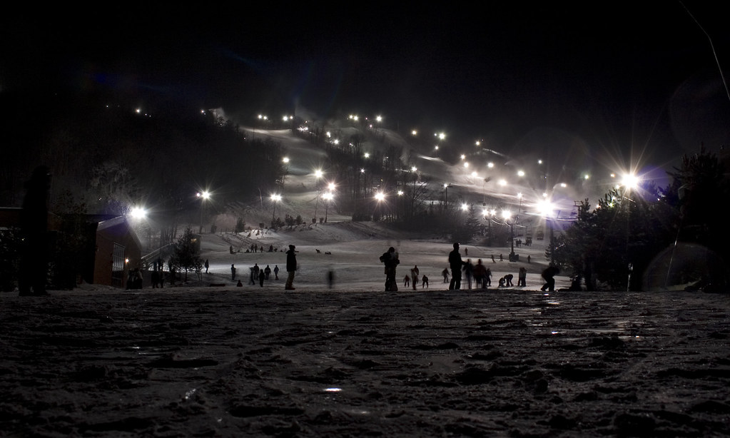 Blue Mountain by night