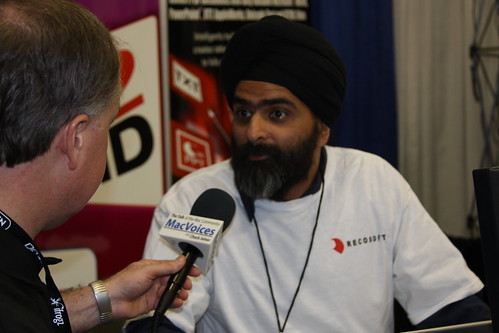 Paul Chadha of Recosoft and Chuck Joiner of MacVoices