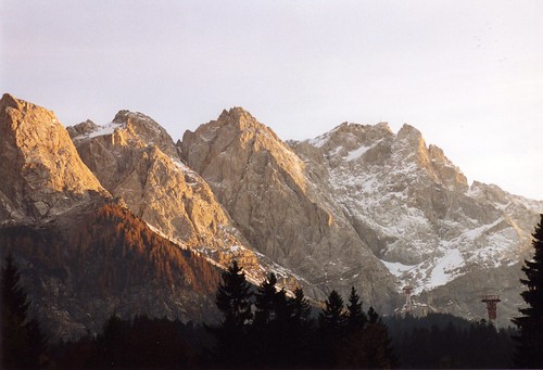 German Alps Mountain Range