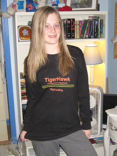 TigerHawk Daughter, modeling logo attire
