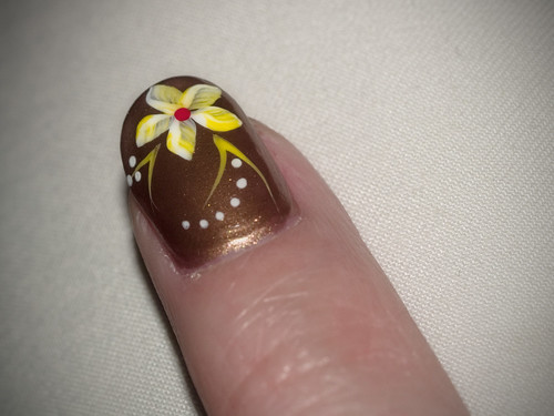 flower designs for nails. new nail design. got the nails