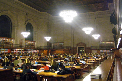 NYC - New York Public Library Main Building - Main Reading Room by wallyg