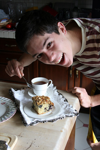 Brother with Coffee Cake