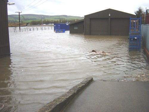 Flooded Car Park at Work