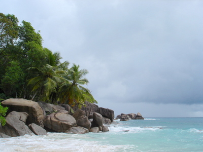 Anse Takamaka on Mahe (Seychelles)
