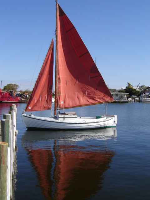Re: double ended lapstrake sailboat