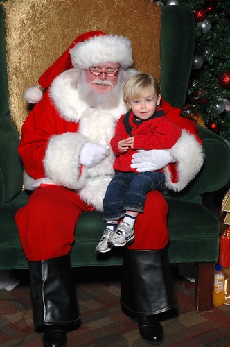 Joshua and Santa 2007