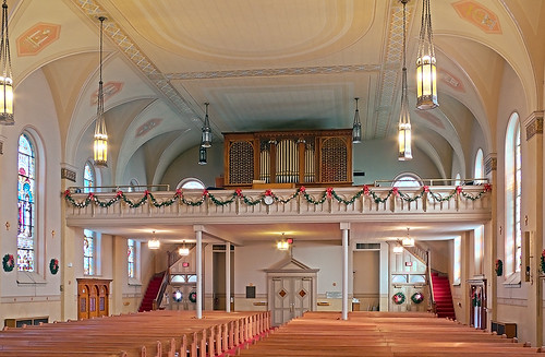 Saint Peter Roman Catholic Church, in Saint Charles, Missouri, USA - pipe organ