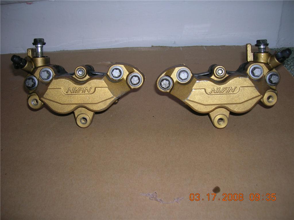 zx6r brake nissin 1996 calipers zx9r 2000 kawasaki bolt anybody straight does know motorcycle