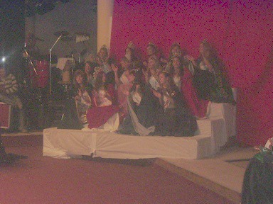 Reinas Nacionales invitadas en el escenario central de la Fiesta Nacional del Maní