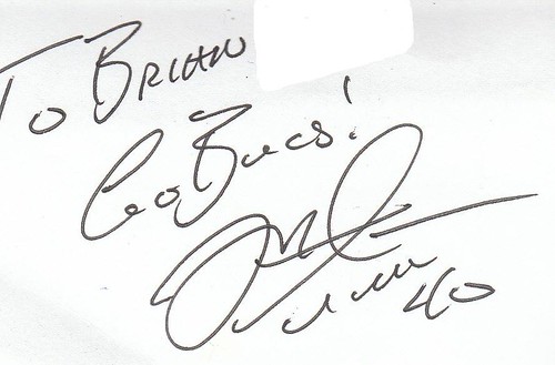 Mike Alstott autograph