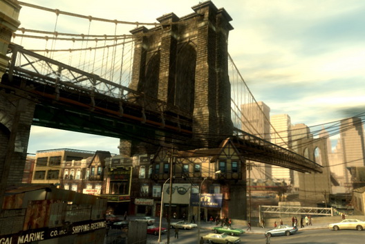 GTA IV Brooklyn Bridge