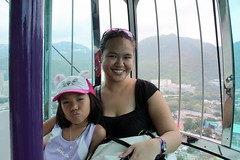 Darice and me in the cable car