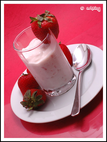 strawberry yoghurt for u?? :) by Ashting.