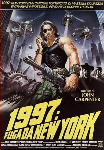 Escape from New York Movie Poster in Italian