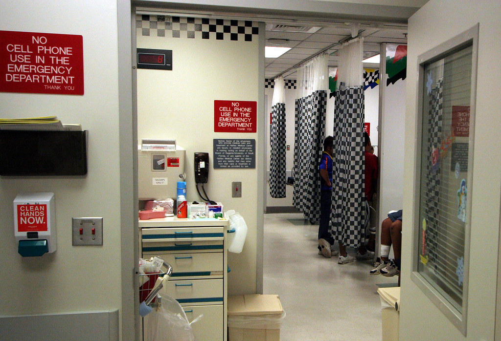 The Halifax Hospital Emergency Room examination bays
