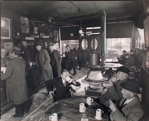 McSorley's Ale House, 15 East 7th Street, Manhattan. 1937
