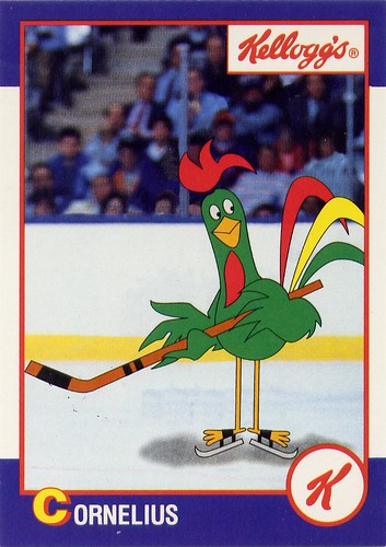 Cornelius Rooster, Kellogg's, hockey, hockey card, score, 91-92, nhl