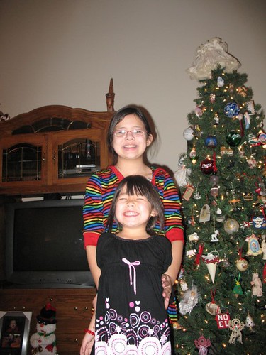 Amanda and Emily, Christmas 2007