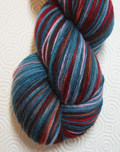 Supersock Merino in Fire in the Forest