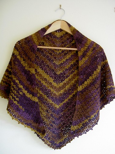 Back to the 70s shawl