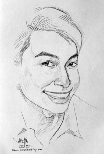 guy portrait pencil sketch 4
