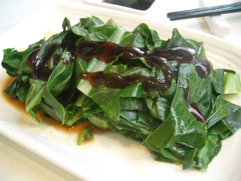 Asian greens with oyster sauce