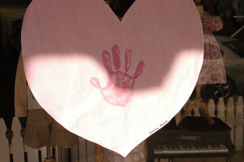 handprint on heart