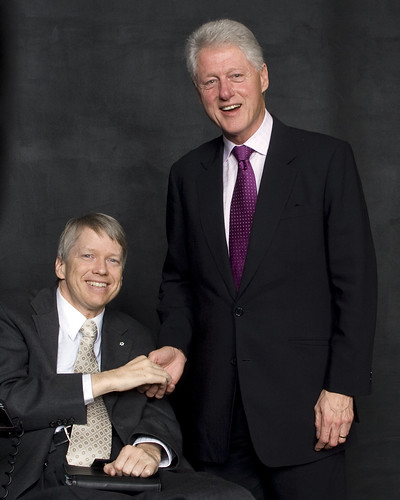 Mayor Sam Sullivan & Bill Clinton