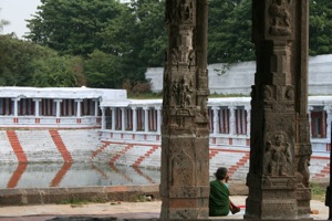 Kanchipuram, Ekambareshvara Mandir, la vasca