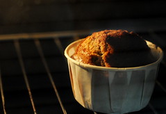 Sponge Cake Mixture in Oven: The Crusty Crack-over