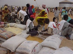 Food aid distributions in Darfur