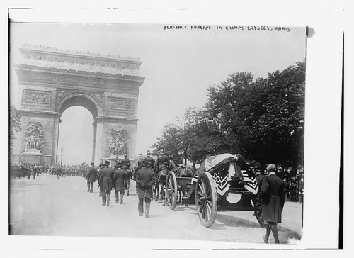 Berteaux Funeral in Champs Elysees, Paris (LOC)