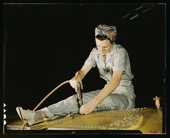 Drilling on a Liberator Bomber, Consolidated Aircraft Corp., Fort Worth, Texas (LOC)