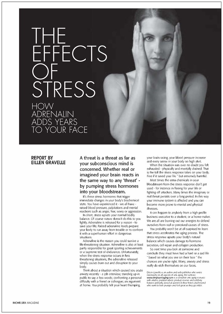 InChelsea Magazine : The Effects Of Stress