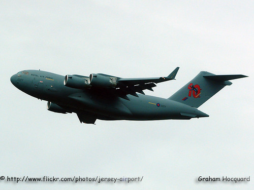 ZZ177 Boeing C-17A Globemaster III by Jersey Airport Photography