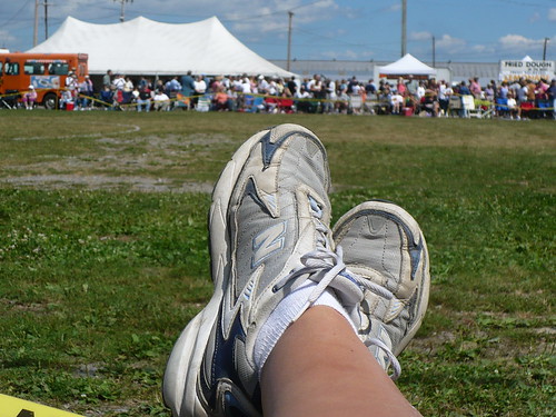 My feet at the Scottish Games in 2007.