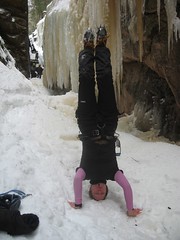 And finally, yoga on ice!