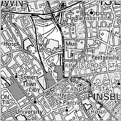 Kings Cross Flood map